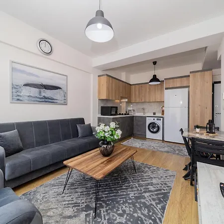 Flat With Shared Pool In Kepez شقة *